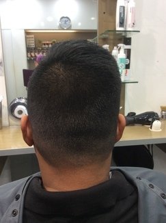 Graduated Scissor And Clipper Over Comb On A Parting Video 