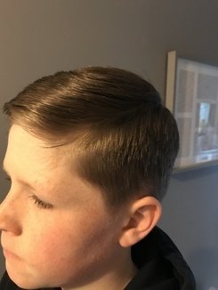How To Do A Flat Graduation With A Parting Men's Haircut